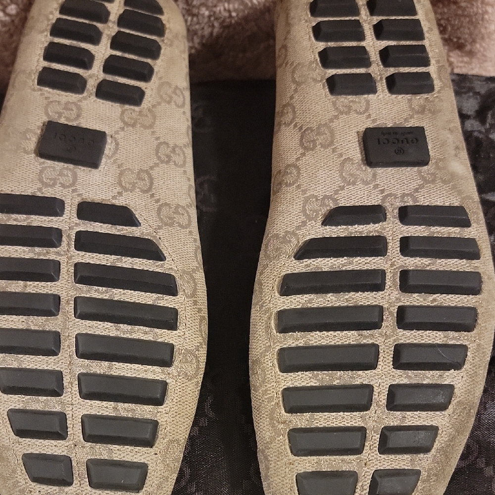 Gucci Tan Moccasins with Horsebit Detail - Picture 3 of 7